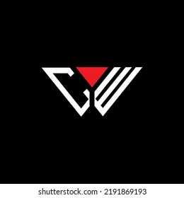CW letter logo creative design with vector graphic, Abc simple and modern logo design.