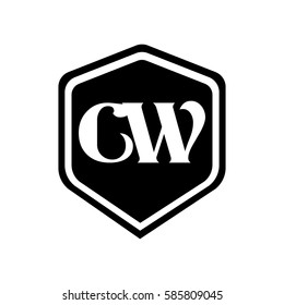 Cw Logo Stock Vector (Royalty Free) 585809045 | Shutterstock