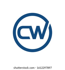 Cw Logo Can Be Used Company Stock Vector (Royalty Free) 1612297897 ...