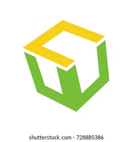 CW logo initial letter template design vector