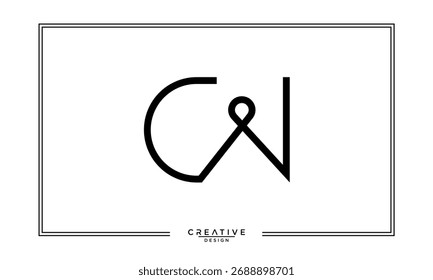CW, WC, C, W, Abstrakte Buchstaben Logo-Monogramm