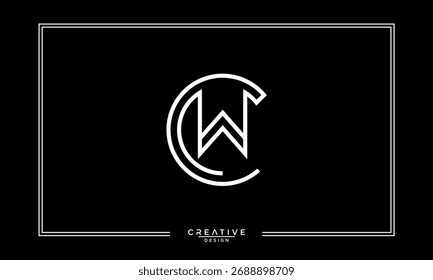 CW, WC, C, W, Abstract Letters Logo Monogram