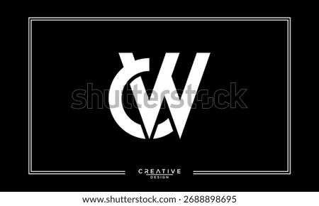 CW, WC, C, W, Abstract Letters Logo Monogram