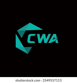 Logotipo da letra criativa minimalista da CWA. CWA vetor exclusivo iniciais alfabeto letra logotipo design 
