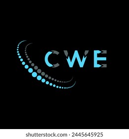 CWE letter logo abstract design. CWE unique design. CWE.

