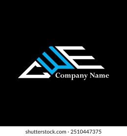 CWE logo design, CWE simple and modern logo. CWE luxurious alphabet design  