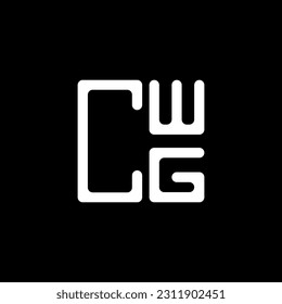 CWG letter logo creative design with vector graphic, CWG simple and modern logo. CWG luxurious alphabet design  