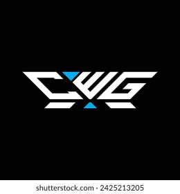 CWG letter logo vector design, CWG simple and modern logo. CWG luxurious alphabet design  
