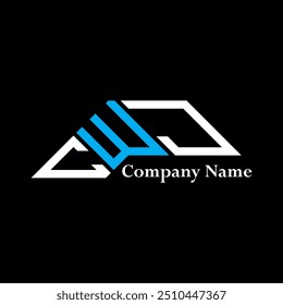 Diseño del logotipo de CWJ, logotipo simple y moderno de CWJ. Diseño de alfabeto de lujo CWJ  