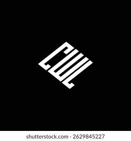 CWL letter logo design on black background.  
CWL letter business logo design. 
CWL creative initials letter logo concept.
