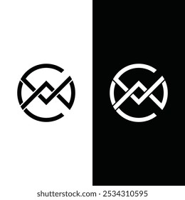 CWM Creative Letter, Typography, Monogram Logo Design Vector
