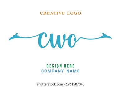 CWO lettering logo is simple, easy to understand and authoritative
