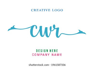 CWR lettering logo is simple, easy to understand and authoritative