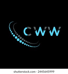 CWW letter logo abstract design. CWW unique design. CWW.
