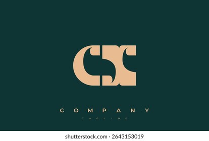CX Abstract Geometric Logo Design. Modern and elegant logo design with simplistic typography elements, showcasing branding excellence.