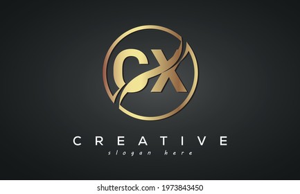 CX creative luxury logo design