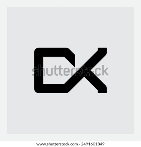 CX - Cutting-Edge Simplicity in Logo Design. Futuristic Monogram Merges C and X for Tech-Forward Brands. Minimalist Icon Ready to Revolutionize Your Visual Identity.