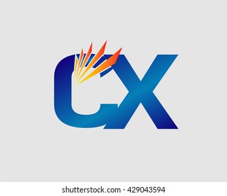 CX initial company group logo
