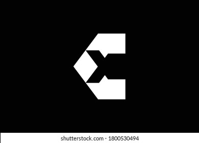 Diseño del logotipo de la letra CX en un fondo de lujo. Concepto de logotipo de letras XC en monograma. Diseño de iconos de CX. Diseño de iconos de letras XC elegante y profesional en segundo plano. X C