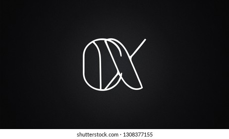 CX Letter Logo Design Template Vector