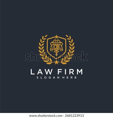 CX letter monogram logo for lawfirm with pillar and leaf image design
