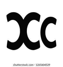 cx letter vector logo