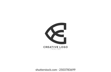 CX XC Abstract initial monogram letter alphabet logo design