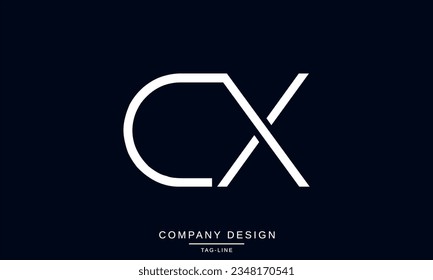 CX, XC, Abstract Letters Logo Monogram