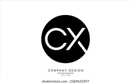 CX, XC, Abstract Letters Logo Monogram