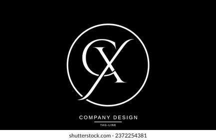 CX, XC, Abstract Letters Logo Monogram