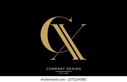 CX, XC, Abstract Letters Logo Monogram