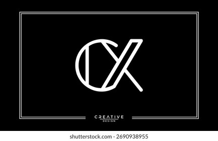 CX, XC, C, X, Abstract Letters Logo Monogram