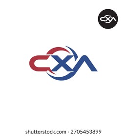 CXA Logo Letras Iniciales Acrónimo