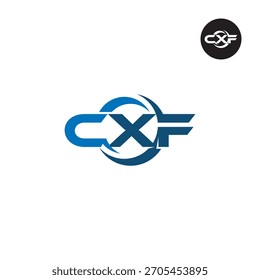 Letras do logotipo CXF Acrônimo inicial