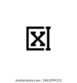 CXI logo. CXI set , C X I design. White CXI letter. CXI, C X I letter logo design. Initial letter 