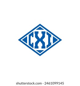 CXI logo. CXI set , C X I design. White CXI letter. CXI, C X I letter logo design. Initial letter 