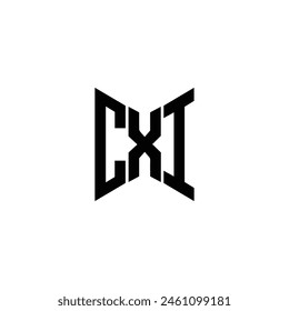 CXI logo. CXI set , C X I design. White CXI letter. CXI, C X I letter logo design. Initial letter 