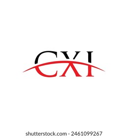 CXI logo. CXI set , C X I design. White CXI letter. CXI, C X I letter logo design. Initial letter 