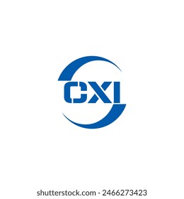 CXI logo. CXI set , C X I design. White CXI letter. CXI, C X I letter logo design. Initial letter 