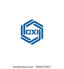 CXI logo. CXI set , C X I design. White CXI letter. CXI, C X I letter logo design. Initial letter 
