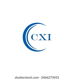 CXI logo. CXI set , C X I design. White CXI letter. CXI, C X I letter logo design. Initial letter 