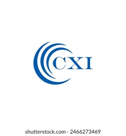 CXI logo. CXI set , C X I design. White CXI letter. CXI, C X I letter logo design. Initial letter 