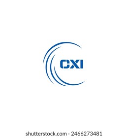 CXI logo. CXI set , C X I design. White CXI letter. CXI, C X I letter logo design. Initial letter 
