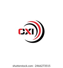 CXI logo. CXI set , C X I design. White CXI letter. CXI, C X I letter logo design. Initial letter 