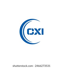 CXI logo. CXI set , C X I design. White CXI letter. CXI, C X I letter logo design. Initial letter 
