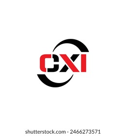 CXI logo. CXI set , C X I design. White CXI letter. CXI, C X I letter logo design. Initial letter 
