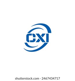 CXI logo. CXI set , C X I design. White CXI letter. CXI, C X I letter logo design. Initial letter 