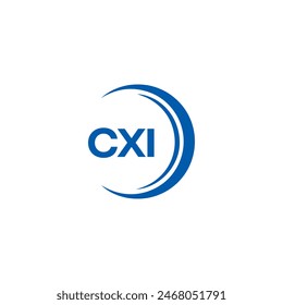 CXI logo. CXI set , C X I design. White CXI letter. CXI, C X I letter logo design. Initial letter 