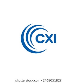 CXI logo. CXI set , C X I design. White CXI letter. CXI, C X I letter logo design. Initial letter 
