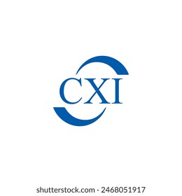 CXI logo. CXI set , C X I design. White CXI letter. CXI, C X I letter logo design. Initial letter 